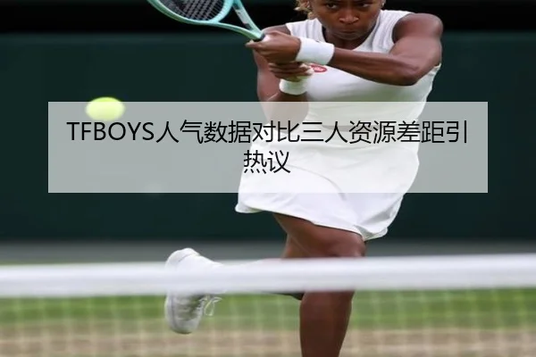 TFBOYS人气数据对比三人资源差距引热议